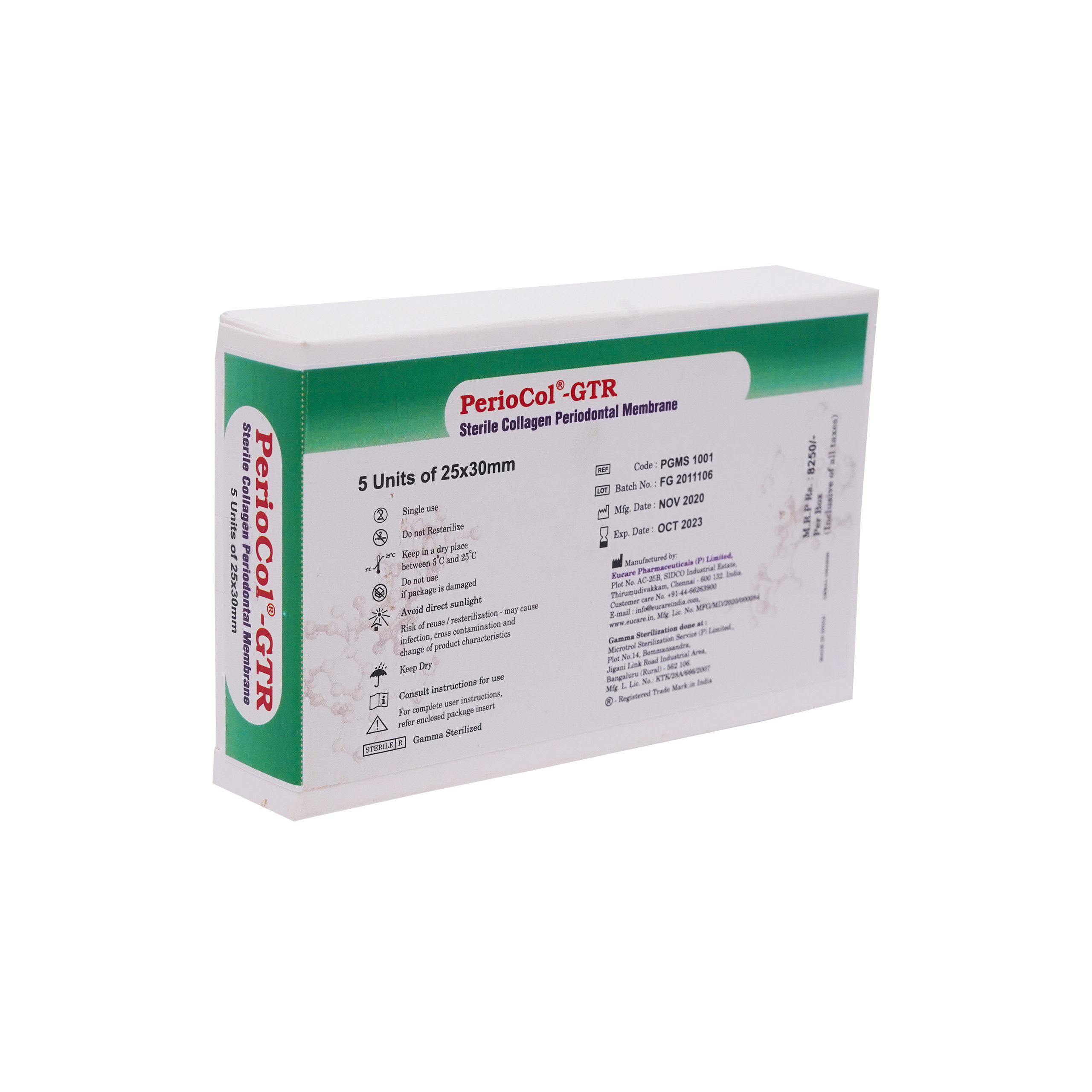 Eucare PerioCol - GTR (Pack Of 5)